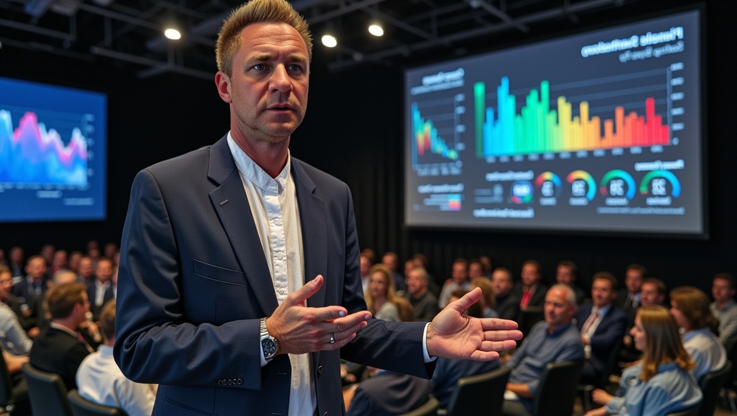 Keynote-Speaker bei einer Schulung vor Publikum